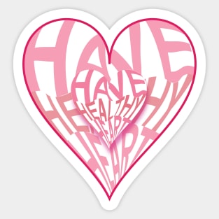 Have Healthy Heart Sticker